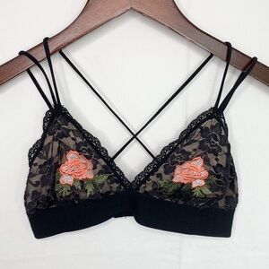 Lord and Taylor Floral Lace Bralette | Size S ( 🦩2 for $25 )